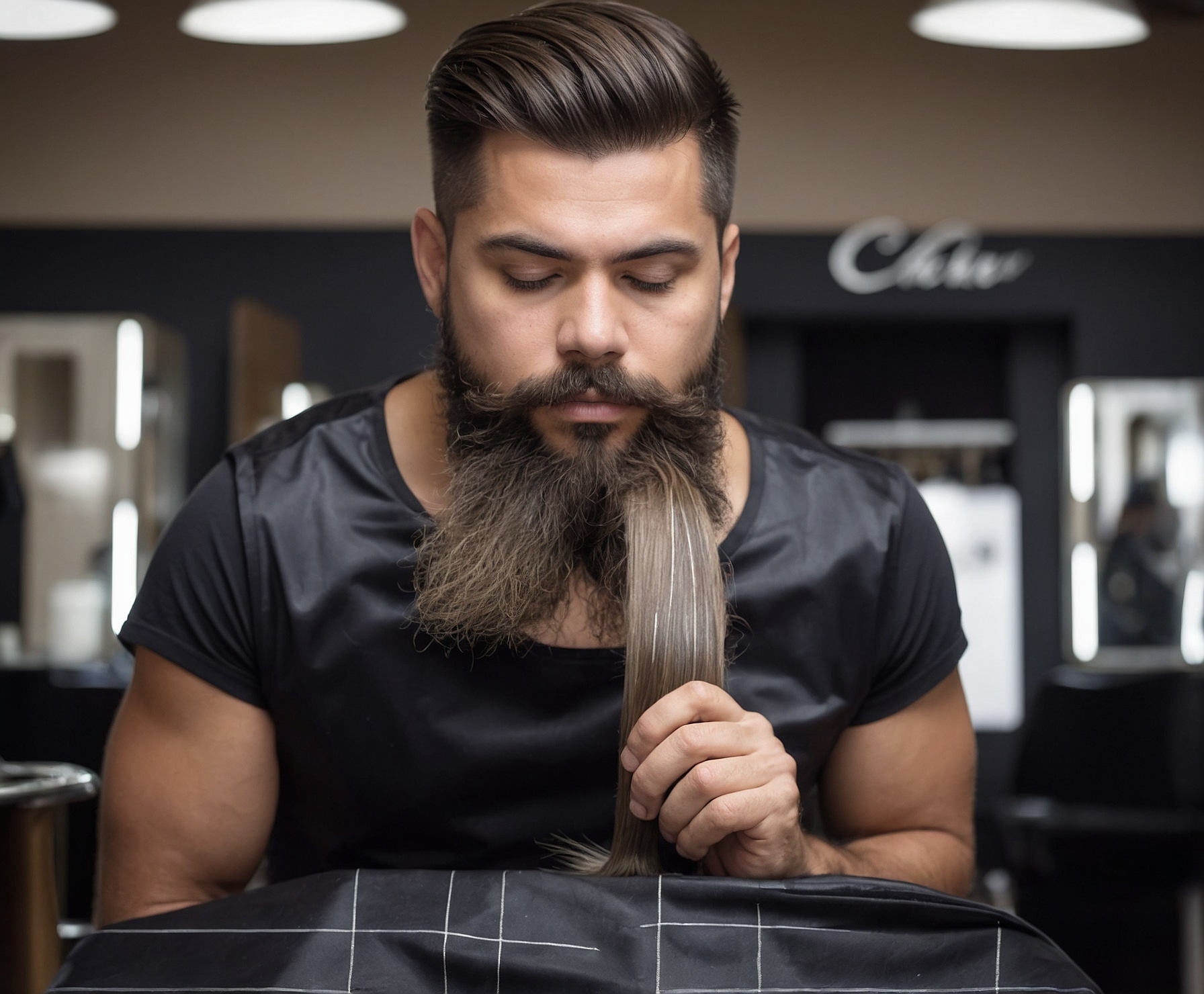 Transformación de estilo clásico a moderno en peluquería masculina