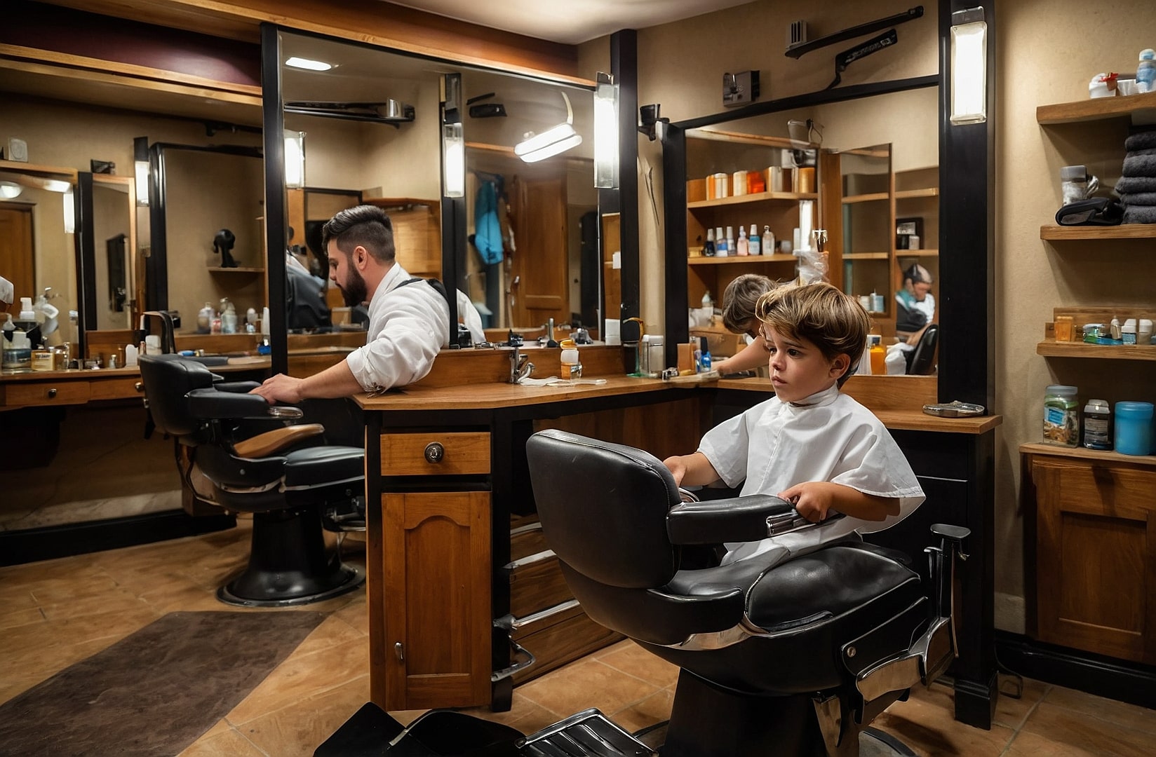 Corte clásico para caballero